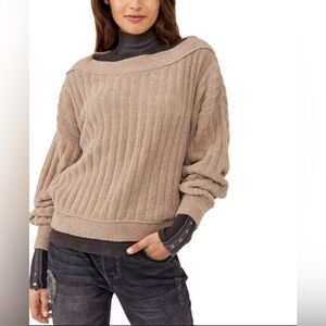 Free People Cabin Fever Pullover Sweater Atmosphere Combo